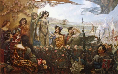 Lancelot und Guinevere